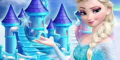 princess frozen doll house decoration